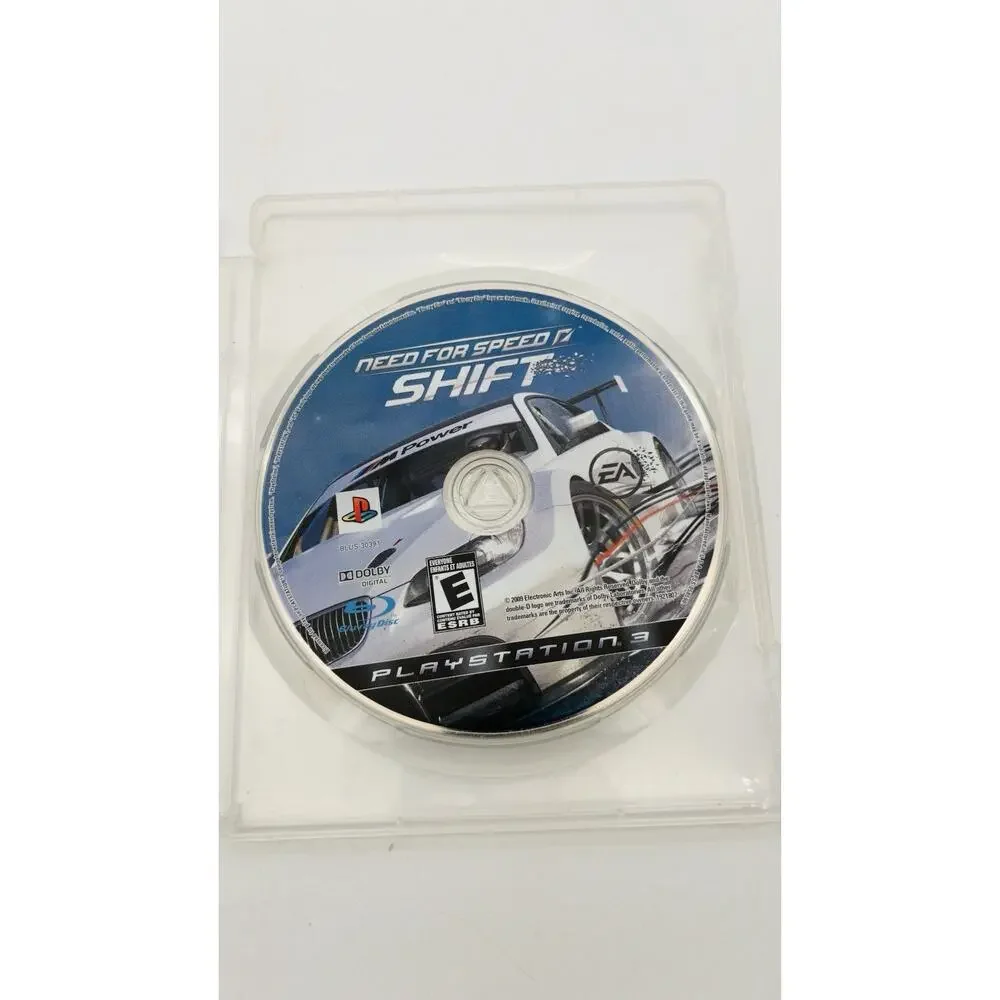 Need for Speed: Shift Sony PlayStation 3, 2009 Disc & Manual Only Tested Works